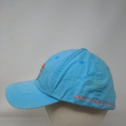 Southern Tide Slideback Hat Blue One Size Adjustable Embroidered 5 Panel Cotton