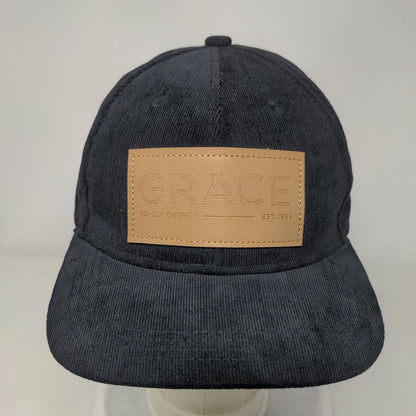 Grace Family Church Est. 1994 Snapback Hat Black One Size Adjustable 6 Panel