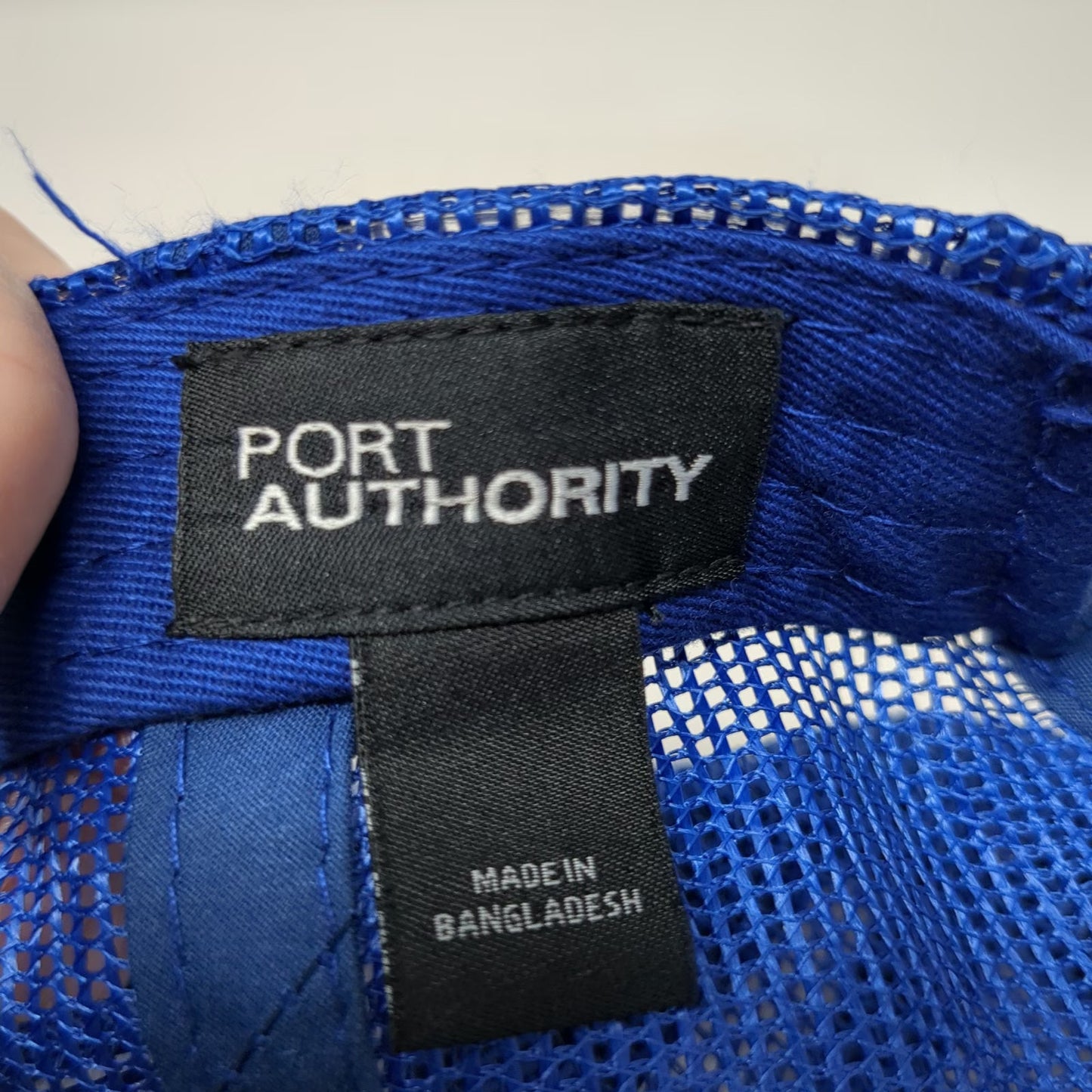 Port Authority Trucker Hat Gray Blue One Size Infinite Mechanical LLC Mesh