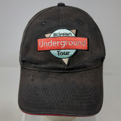 Hats of America Baseball Cap Black Bill Speidel Underground Tour Hat Vintage