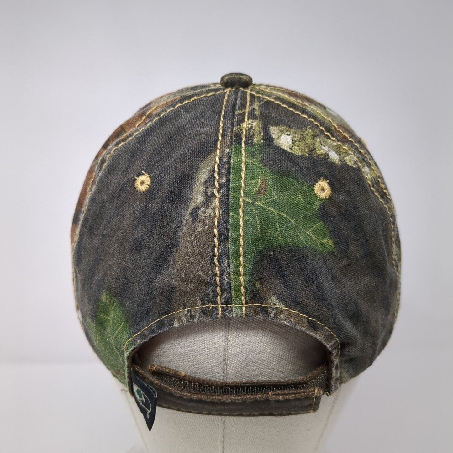 F/U Strapback Hat Camouflage OSFA Embroidered Hunting Port Authority