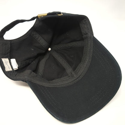 Universal Thread Slideback Hat Black One Size Adjustable Blank 6 Panel