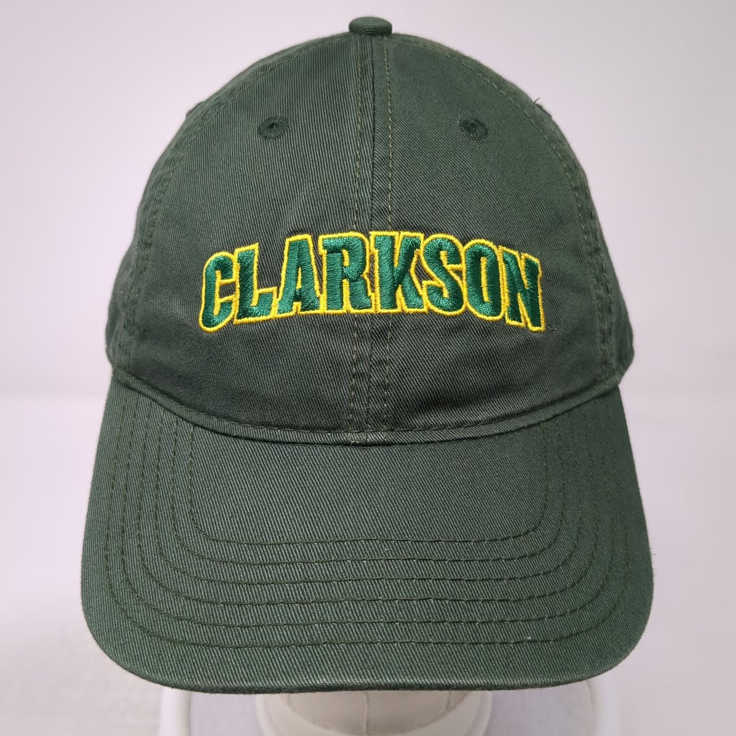 Legacy Clarkson Golden Knights NCAA Cap Green Yellow One Size Slideback Logo Hat