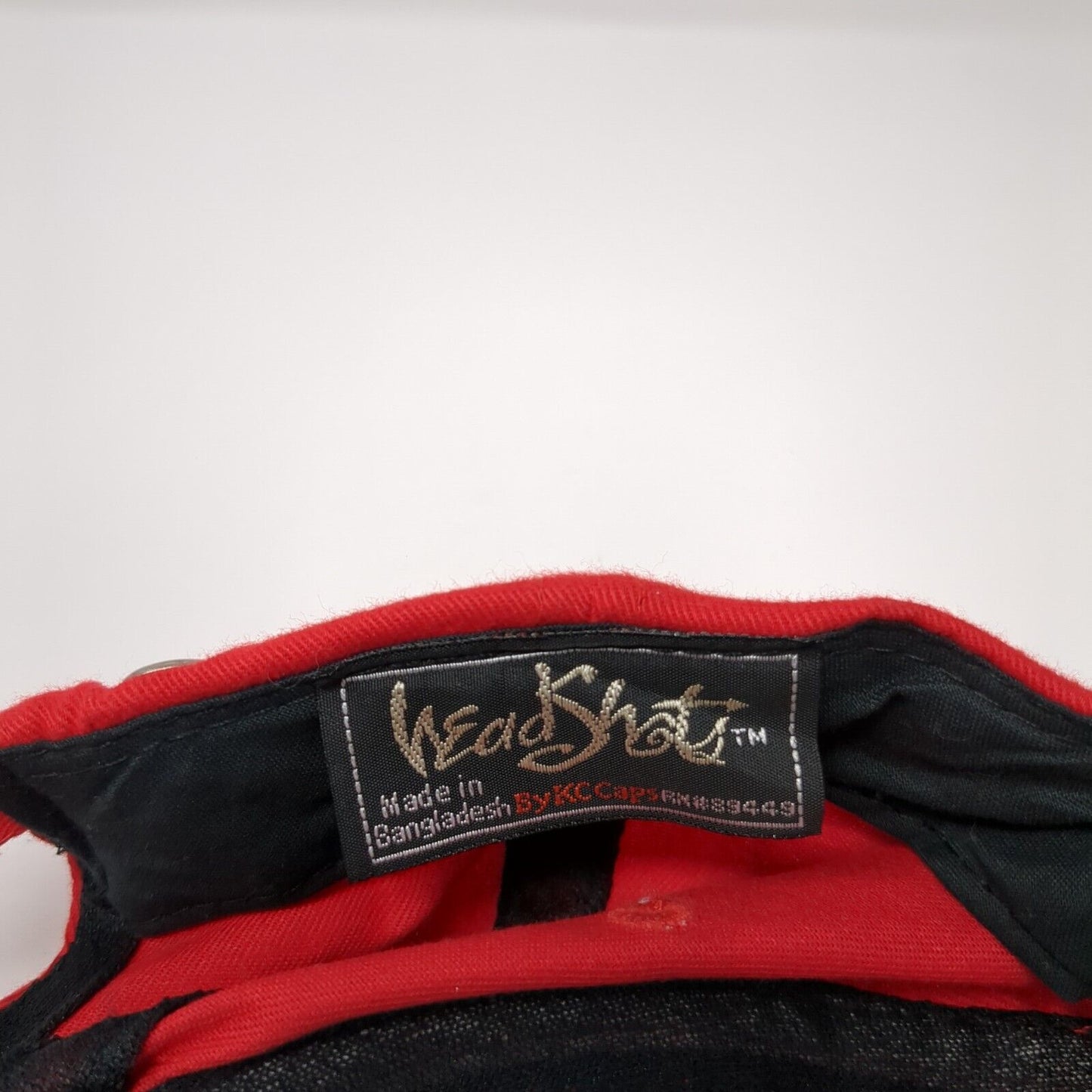 All That Jazz Slideback Hat Red One Size Adjustable Embroidered 6 Panel KC Caps