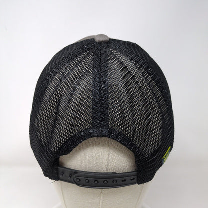 Dig This Chick Snapback Mesh Back Trucker Hat Gray One Size Colorblock