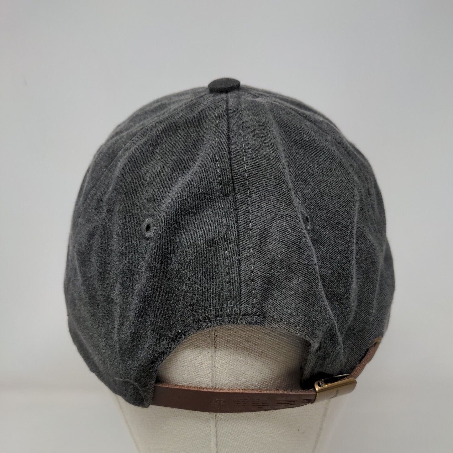 1976 Camp Horizon Slideback Hat Gray One Size Adjustable Patch 6 Panel Adams