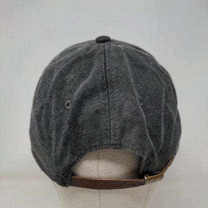1976 Camp Horizon Slideback Hat Gray One Size Adjustable Patch 6 Panel Adams