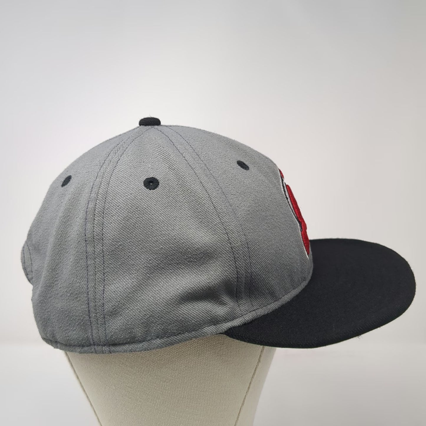 New Jersey Devils NHL New Era Snapback Hat Gray Black Red One Size Flat Brim