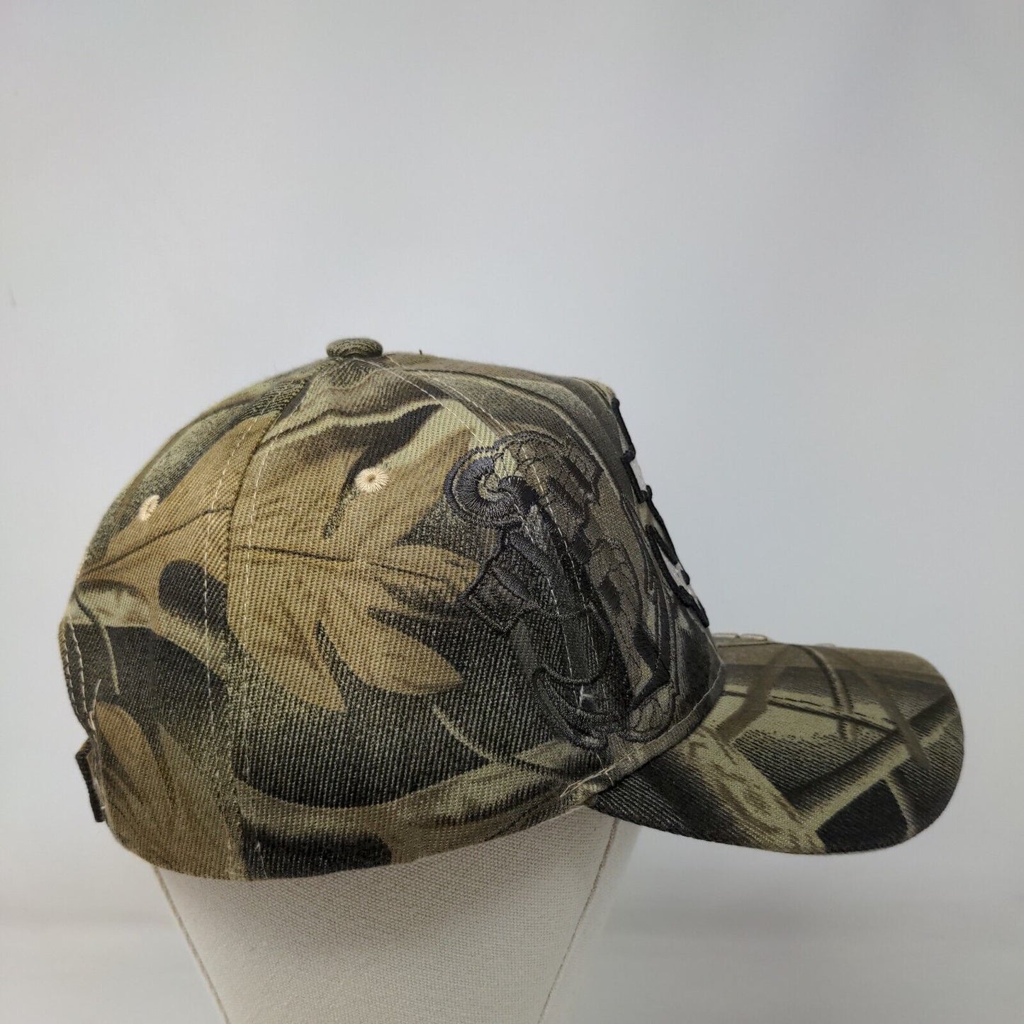 US Navy Anchor Rope Strapback Hat Camo One Size Embroidered Military