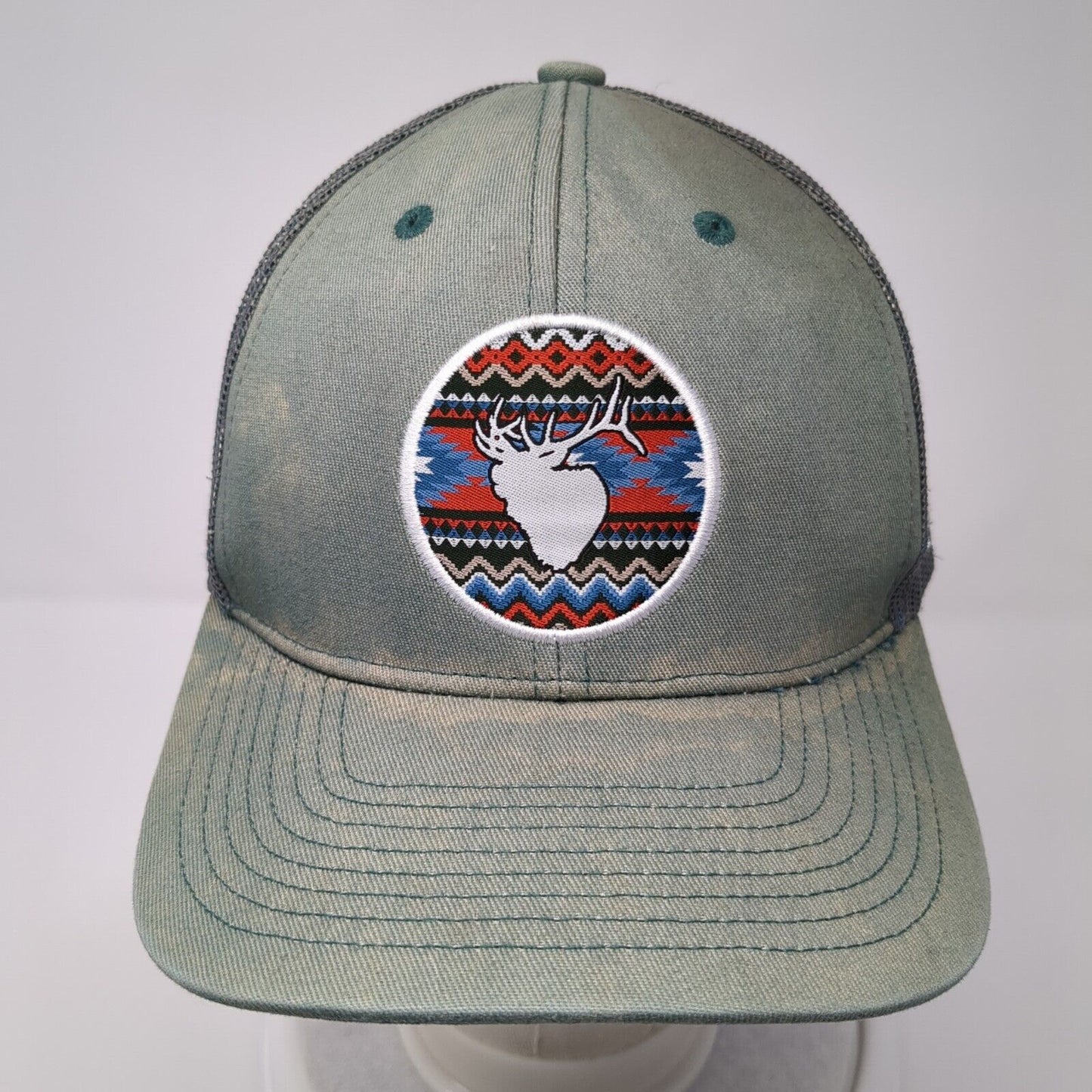 Westrek Patch Snapback Mesh Back Trucker Hat Green One Size Hunting