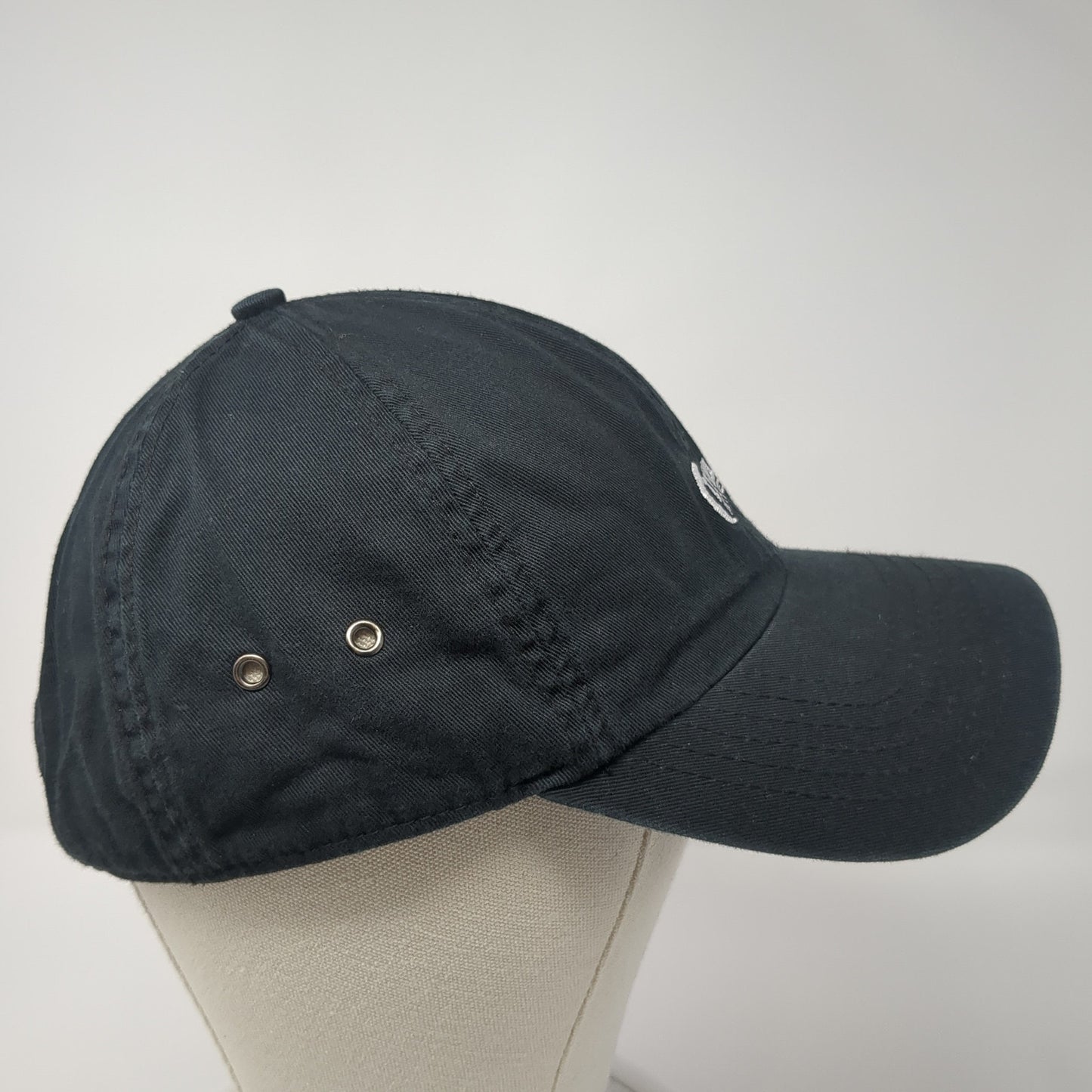 Zyia Active Slideback Hat Black One Size Adjustable Solid Embroidered