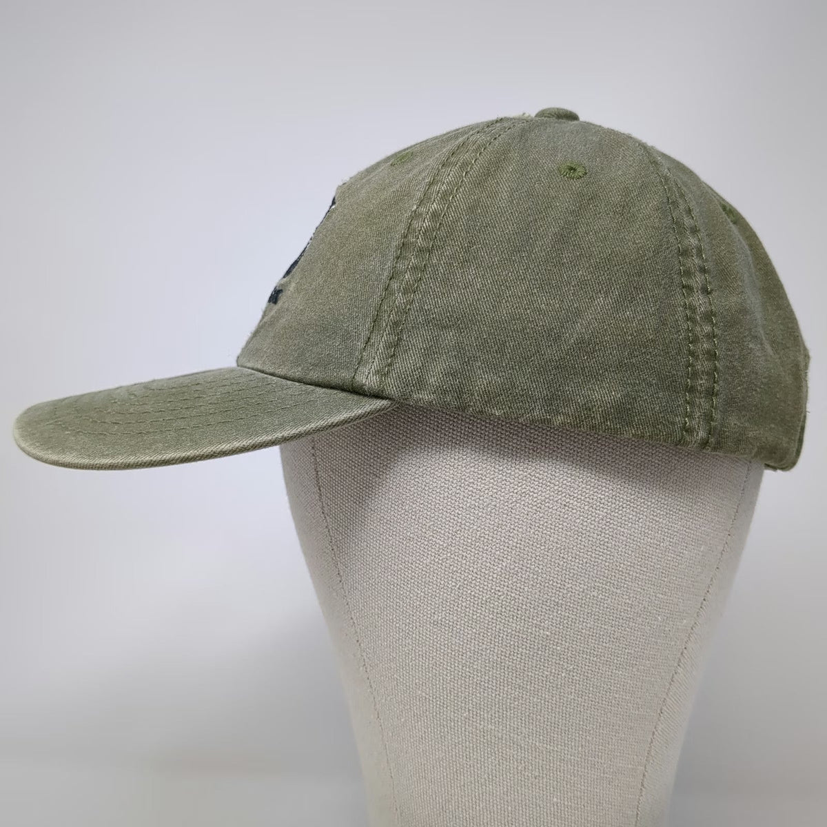 HitWear Black Bear Diner Baseball Cap Green One Size Strapback Embroidered Hat