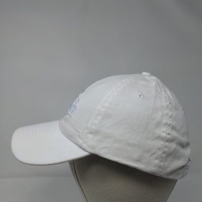 Cherish Slideback Hat White OSFA Adjustable Embroidered Vent Holes