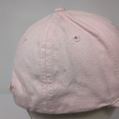 Eagle Pack Natural Pet Food Strapback Hat Pink OSFM Embroidered Magic