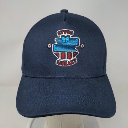 SVTCC Library Slideback Hat Blue One Size Embroidered Solid 5 Panel