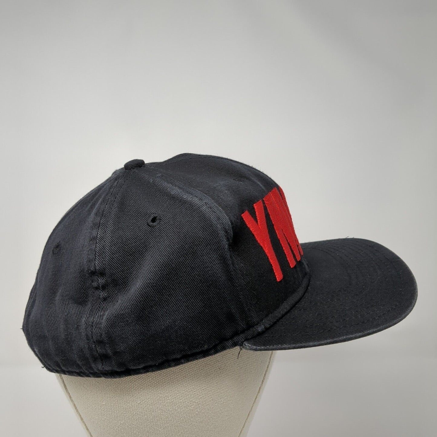 YMCMB Snapback Hat Black OSFA Adjustable Embroidered Solid 6 Panel