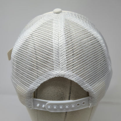Designer Award Headwear Trucker Hat White One Size M.S. Seaward Mesh Snapback