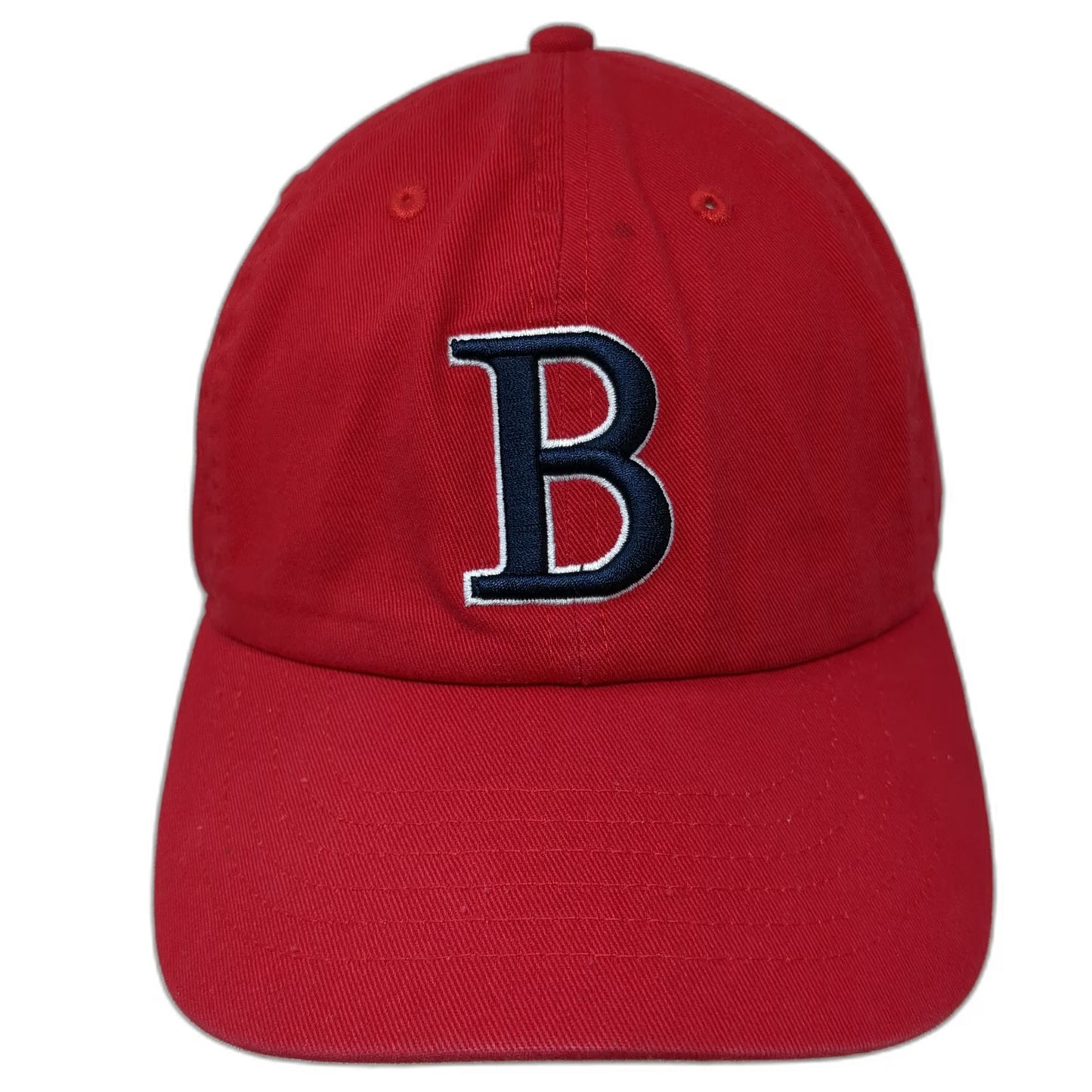 Bay State Apparel Baseball Cap Red One Size Boston B Logo Massachusetts Hat