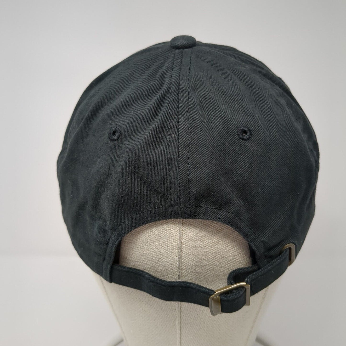 ER Slideback Hat Black One Size Adjustable Embroidered The Classics Yupoong