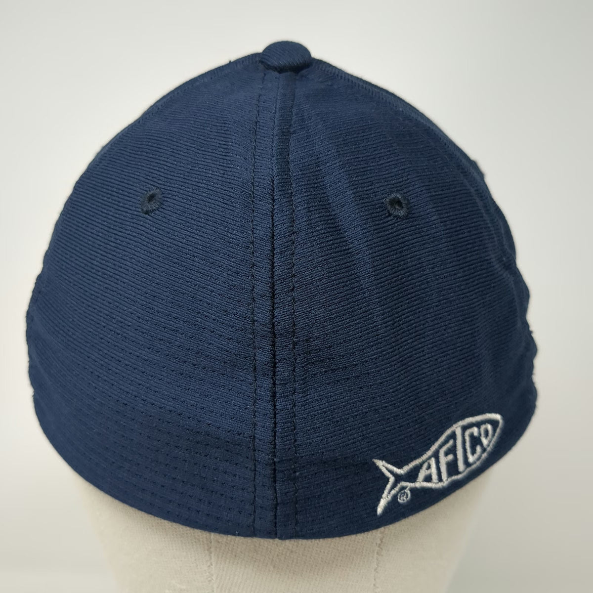 Flexfit AFTCO Sport Fishing Magazine Hat Blue One Size Baseball Cap Embroidered
