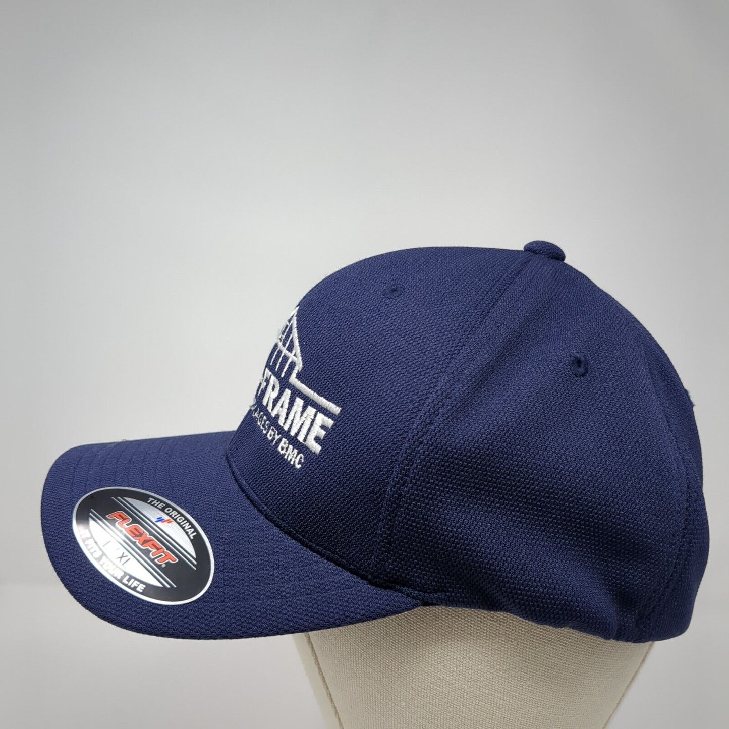 Ready-Frame Precision Packages by BMC Fitted Hat Blue L/XL Flexfit Sport-Tek