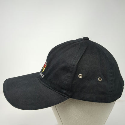 GSC LTD Baseball Cap Black One Size Wells Fargo Stagecoach Logo Slideback Hat