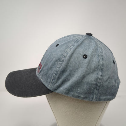 Silver Creek Baseball Cap Blue Black One Size Strapback Sun Valley Idaho Hat