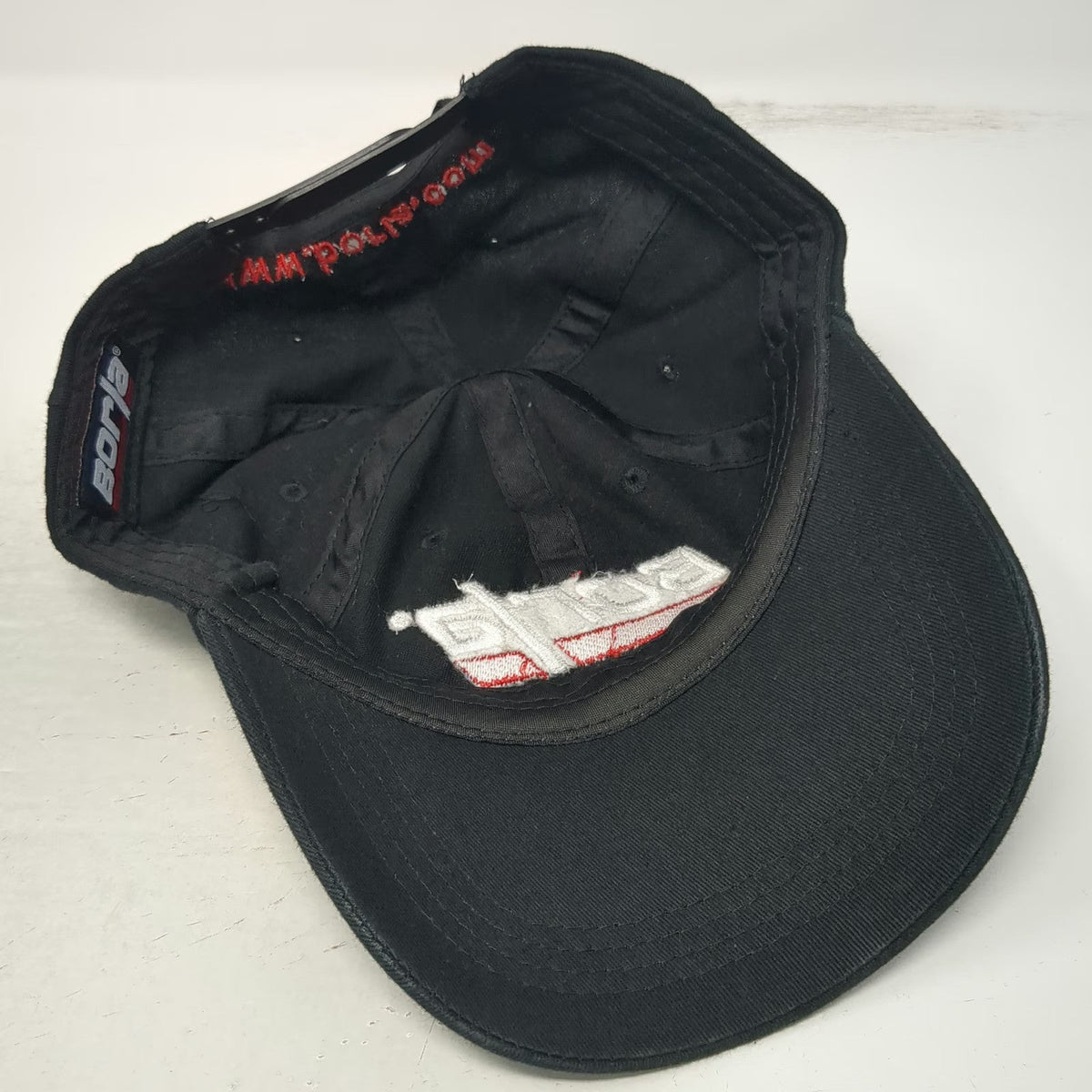 Borla Snapback Black One Size Embroidered Logo Performance Exhaust Systems Hat