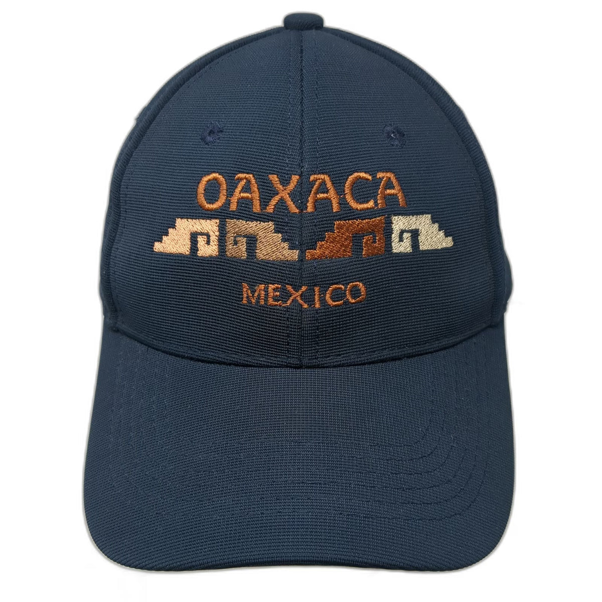 Vibrate Oaxaca Mexico Embroidered Blue One Size Baseball Cap Strapback Hat