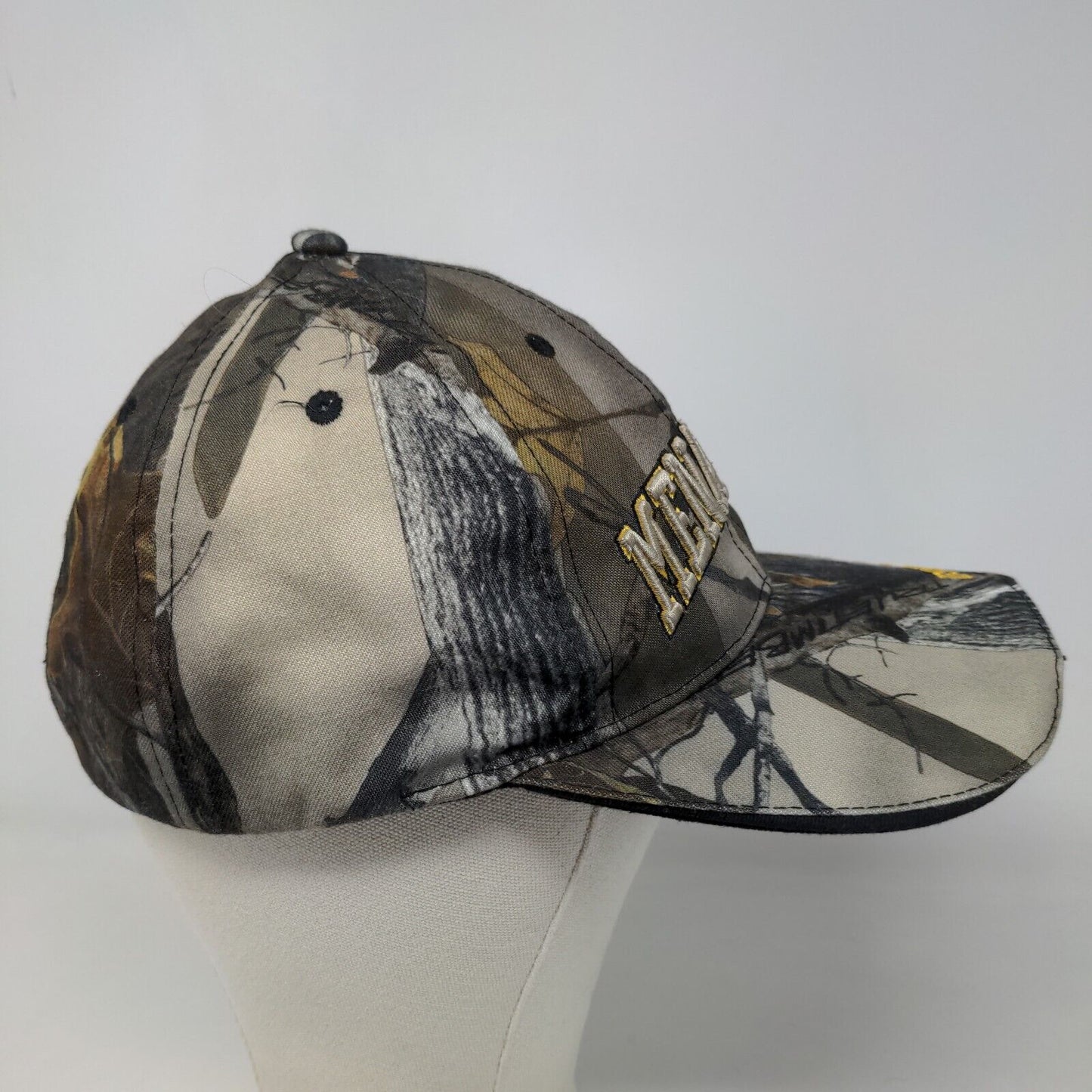 Menards Men's Strapback Hat Brown Camo Adjustable Embroidered Logo LED Light Up