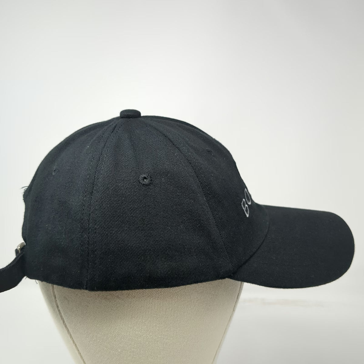 Bodybar Pilates Embroidery Black One Size Baseball Cap Adjustable Gym Hat