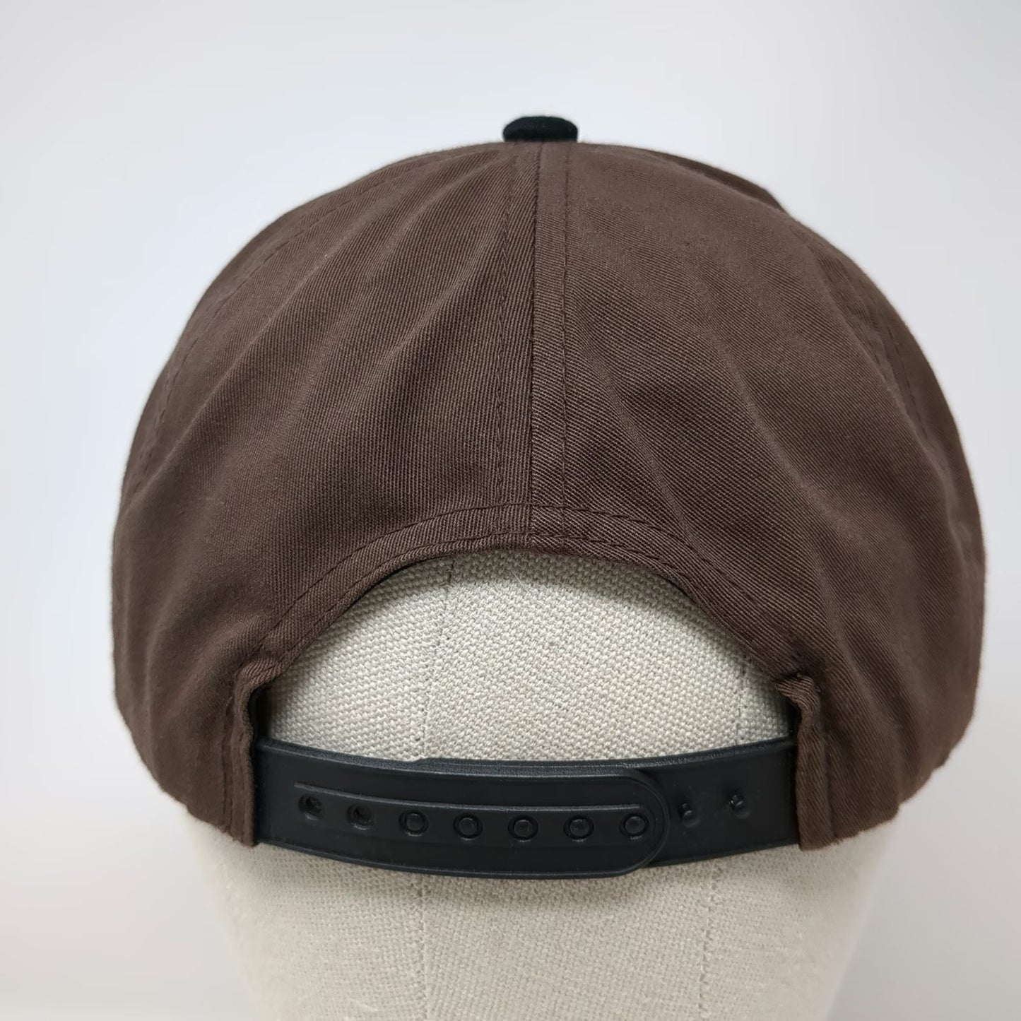 Brixton 5 Panel Brown One Size Snapback MFG Company Patch Flat Bill Logo Hat