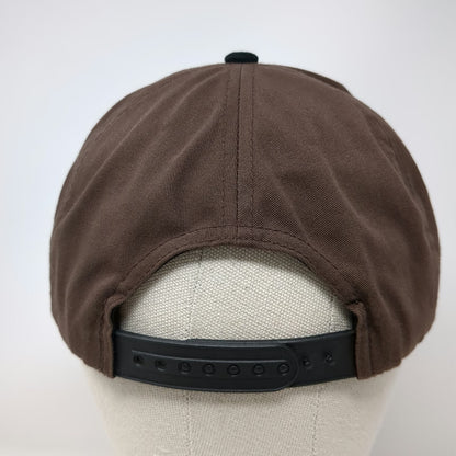 Brixton 5 Panel Brown One Size Snapback MFG Company Patch Flat Bill Logo Hat