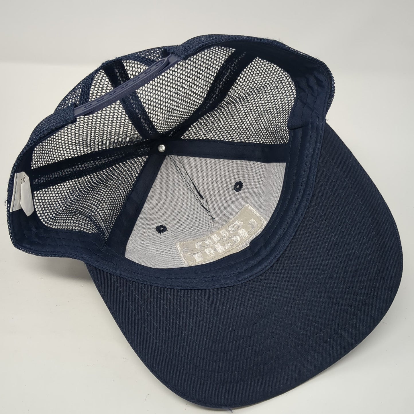 Bud Light Enjoy Responsibly Snapback Trucker Hat Blue One Size Mesh Back