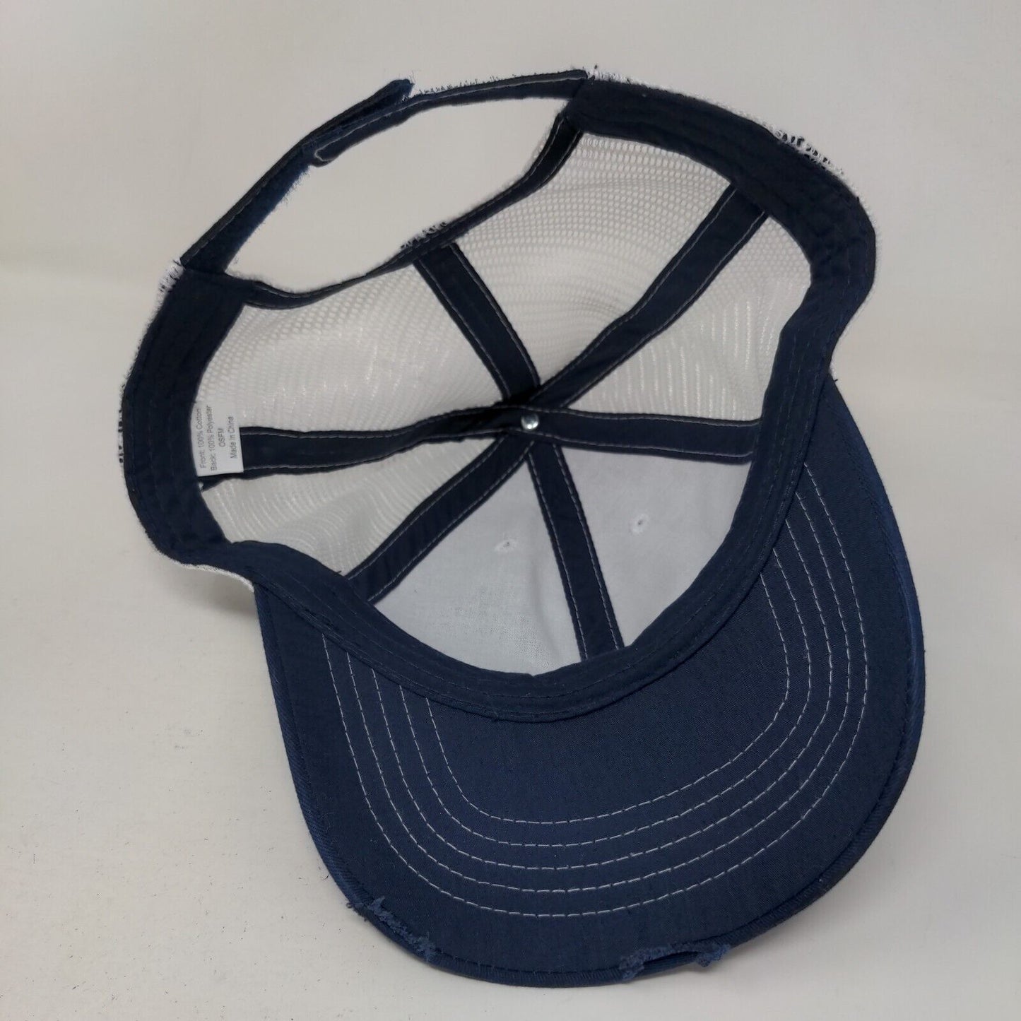 Granville Blue Aces Strapback Trucker Hat Blue OSFM Mesh Back