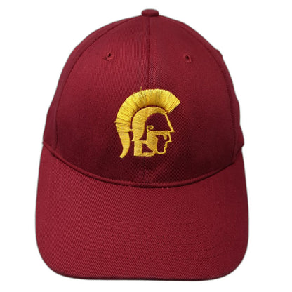 USC Trojans NCAA Team Red Cap L Flex Fit Band Embroidered Helmet Graphic Hat