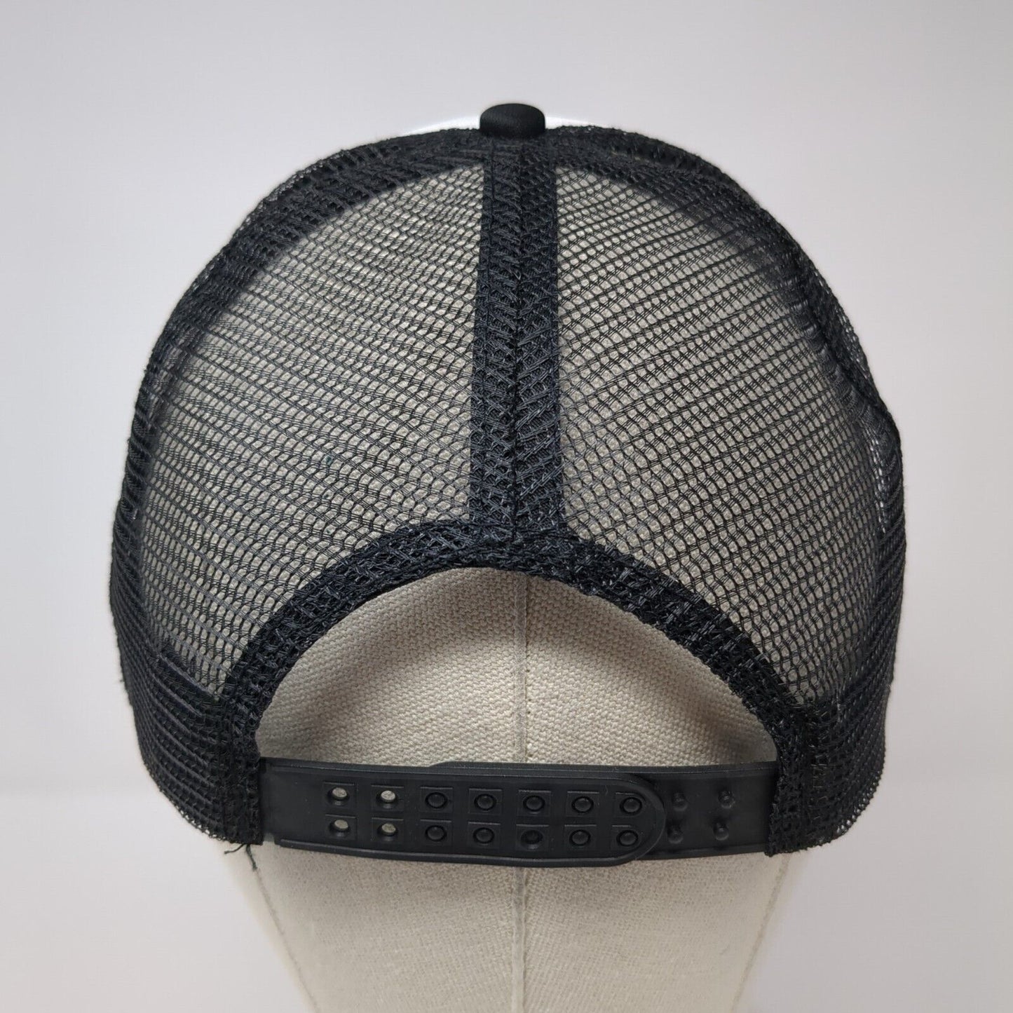 Stay Groovy Snapback Trucker Hat Black OSFA Mesh Back Adjustable