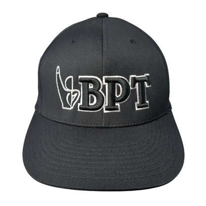 BPT Fitted Hat Black L-XL Embroidered Flexfit Cap America Perforated