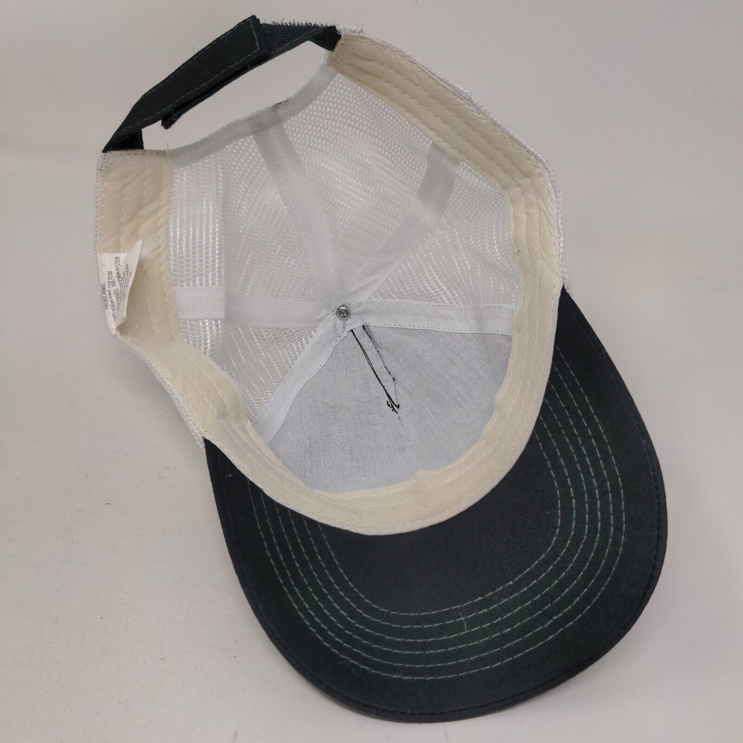 St. Patrick's Day Skull Wings Strapback Mesh Back Trucker Hat Black OSFM
