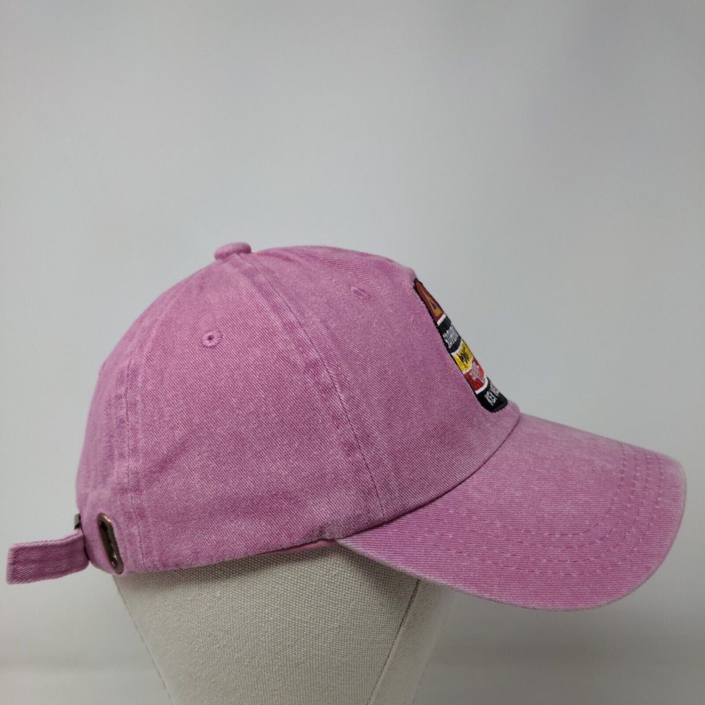 Southernmost Point Key West FL Slideback Hat Purplish-Pink OSFA Embroidered