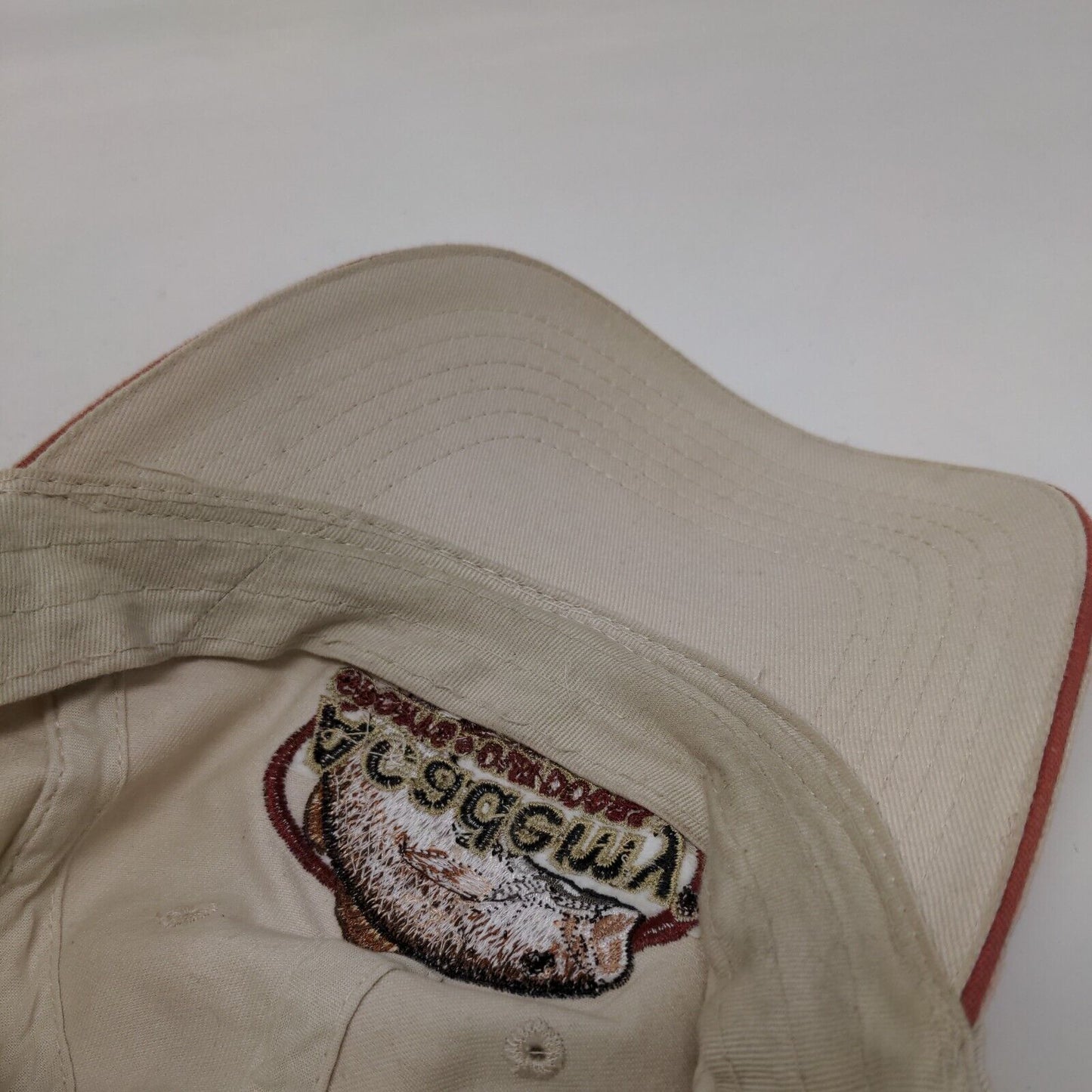 Academy Sports & Outdoors Strapback Hat Tan One Size Adjustable Embroidered