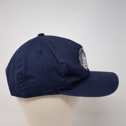 Bass Pro Shops Snapback Hat Blue One Size Adjustable Patriotic Gone Fishing