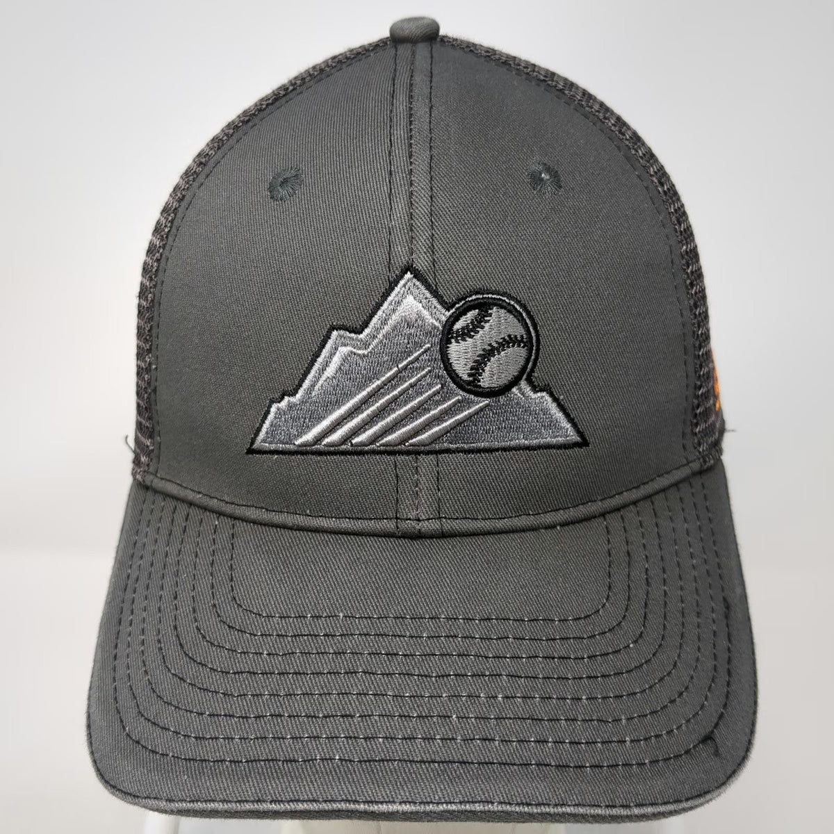 Success Brands Trucker Hat Gray One Size Mesh Back Baseball Stihl Logo Snapback