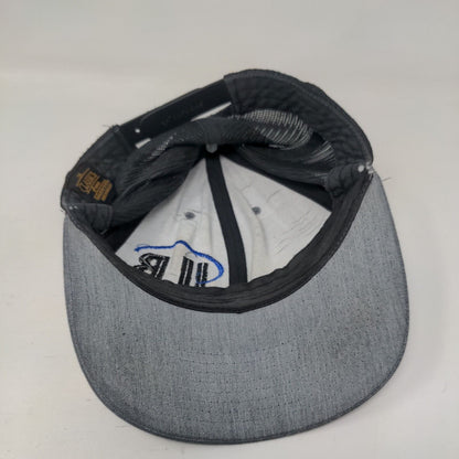 ILB Electric Snapback Mesh Back Trucker Hat Gray One Size Embroidered
