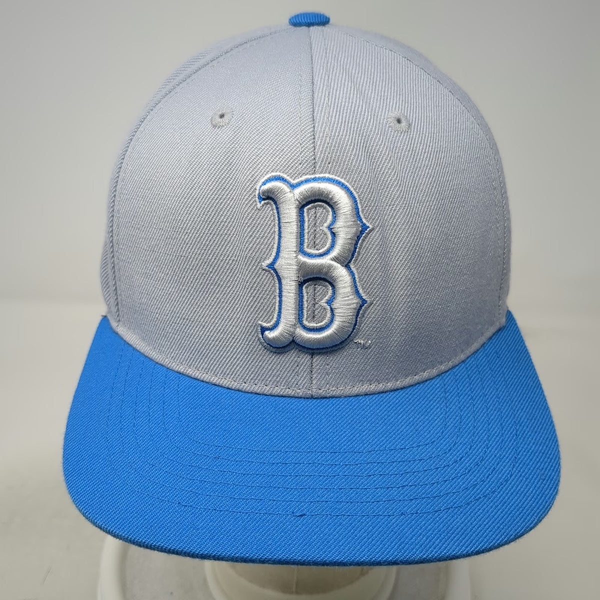 UCLA Bruins Top of the World Gray Blue 7 1/4 Fitted Flat Brim Embroidered Hat