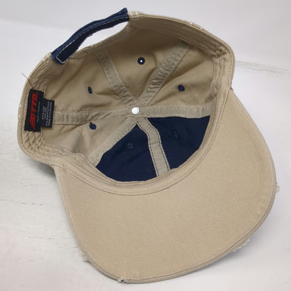 Otto Blue One Size Baseball Cap Mule Deer Foundation Patch Distressed Hat