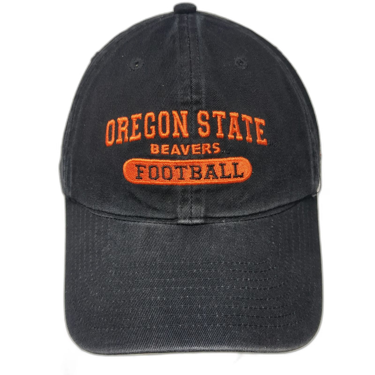 Oregon State Beavers NCAA Legacy Black One Size Cap Hat Football OSFM Slideback