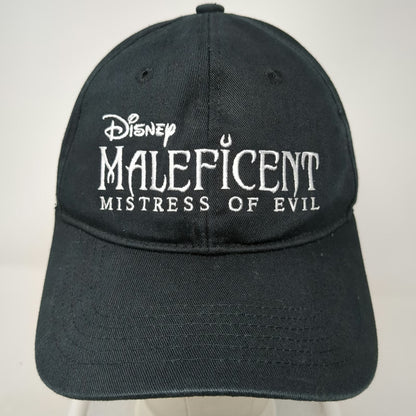 Disney Baseball Cap Black One Size Strapback Hat Maleficent Mistress of Evil