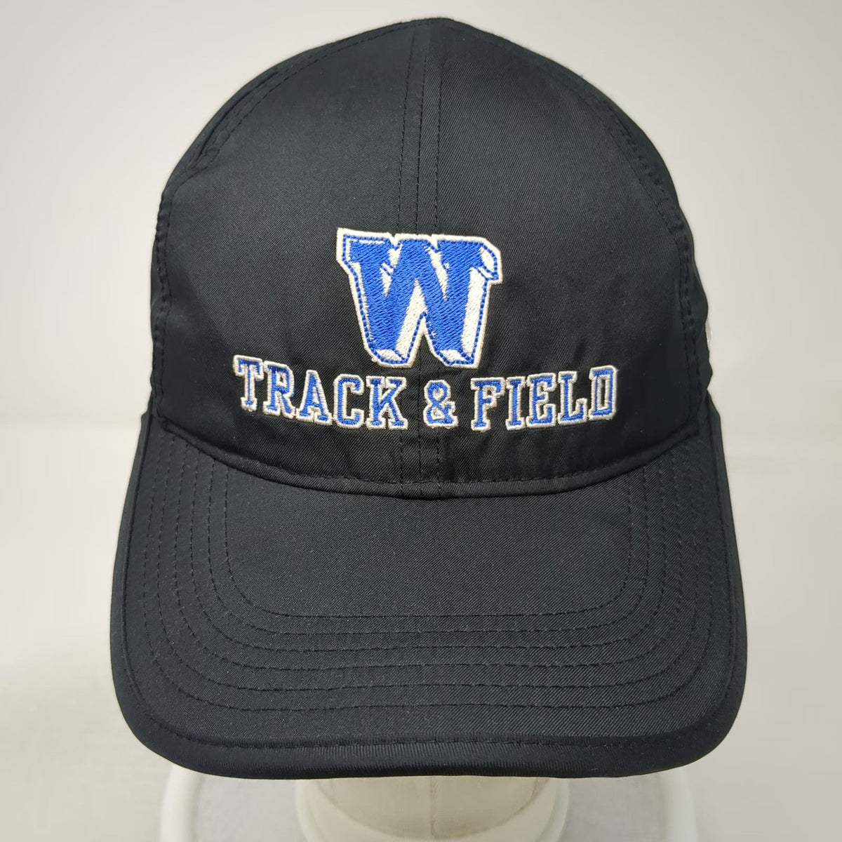 Nike Baseball Cap Black One Size Track & Field Dri-Fit Featherlight W Logo Hat
