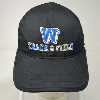 Nike Baseball Cap Black One Size Track & Field Dri-Fit Featherlight W Logo Hat